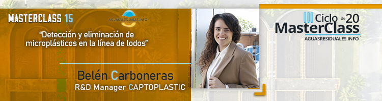¡Inscríbete ya! en la MasterClass 15 sobre "Detección y eliminación de microplásticos en la línea de lodos"