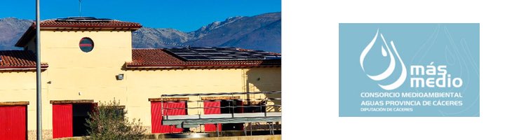 Diputación de Cáceres y MásMedio invertirán 650.000 € en la instalación de plantas fotovoltaicas en 20 EDAR