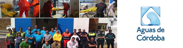 Activación de un simulacro de fuga de cloro en la ETAP de Martín Gonzalo en Córdoba