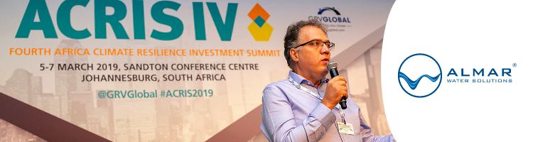 Almar Water Solutions presenta las oportunidades del capital privado para las infraestructuras hídricas en ACRIS IV en Sudáfrica