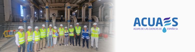 Hugo Morán visita las obras de la nueva EDAR de Montaña Reverón en Tenerife, con una inversión de 30 M€