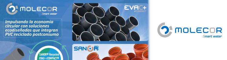 Molecor impulsa la econom&iacute;a circular con soluciones ecodise&ntilde;adas que integran PVC reciclado postconsumo