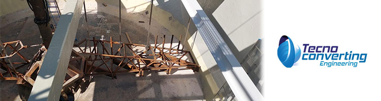 TecnoConverting moderniza los decantadores Degremont en Francia con el sistema Tecno-Cleaner®