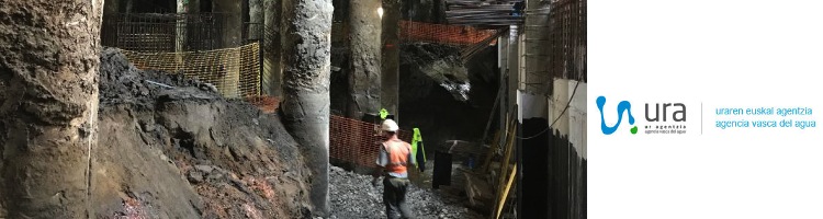 Continúan a buen ritmo las obras de la EBAR de Sukarrieta en Bizkaia con un presupuesto de más de 12 M€