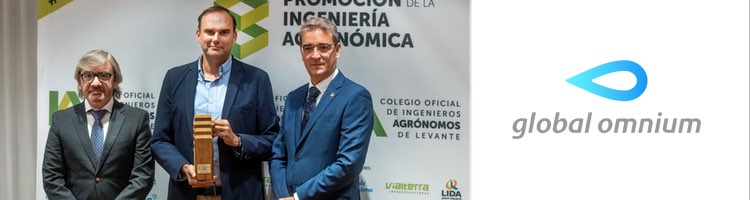 El Colegio de Ingenieros Agrónomos de Levante reconoce a Global Omnium con su premio anual a la innovación