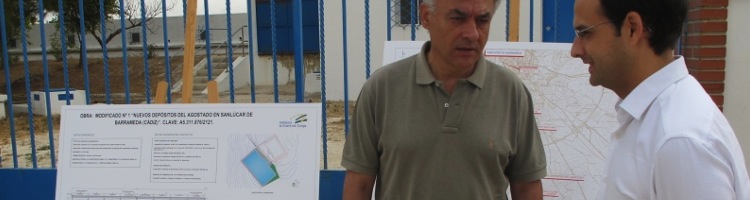 Las obras para mejorar el abastecimiento de agua a Sanlúcar, Chipiona y Rota en Cádiz están al 60% de su ejecución