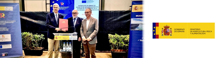 El MAPA finaliza las obras de modernizaci&oacute;n del sistema de telecontrol de la comunidad de regantes del Canal del Z&uacute;jar en Badajoz