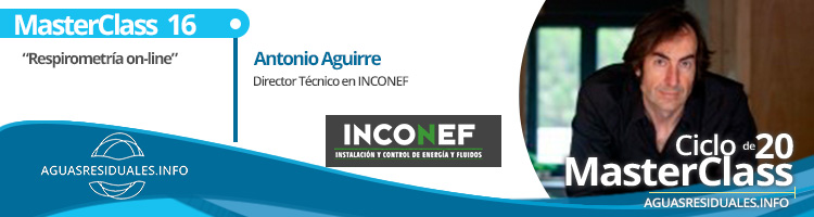 INCONEF patrocina y presenta sus soluciones en la MasterClass 16 sobre "Respirometría On-line"