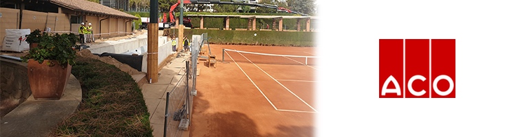 Reutilización de aguas grises y pluviales en el "Reial Club de Tennis de Barcelona" con ACO Engineering