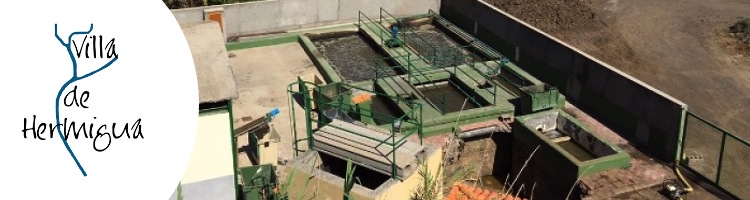 El ayuntamiento de Hermigua en la Isla de La Gomera mejora su EDAR casi abandonada en los últimos años