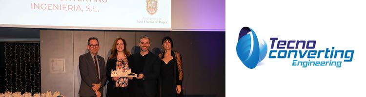 TecnoConverting Premio a la innovación 2019 dentro del acto NIT EMPRESARIAL de Sant Fruitós de Bages
