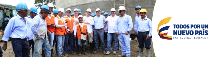 Colombia invierte 250 M$ en proyectos de agua y alcantarillado en la zona del Pacífico colombiano