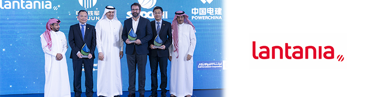 Lantania participa en la ceremonia de inauguración de la desaladora Jubail 3A