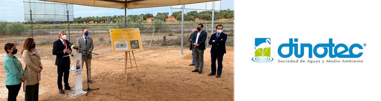 La UTE DINOTEC TECORIVE da comienzo a las obras de la EDAR del Polígono Guadiel, en Guarroman (Jaén)