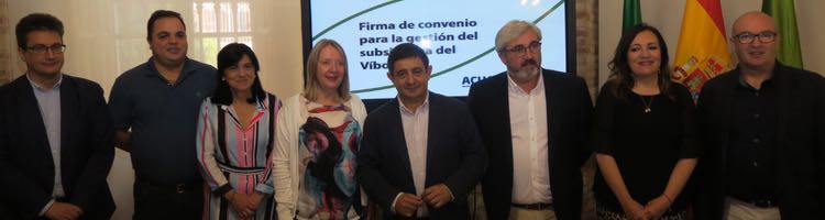 ACUAES firma un convenio con la Diputación de Jaén para la O&M de las obras del abastecimiento a Jaén