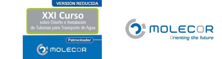 Molecor, patrocinador del "XXI Curso sobre diseño e instalación de tuberías para el transporte de agua "