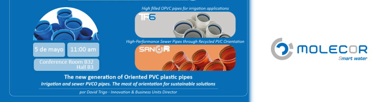 Molecor presentar&aacute; sus &uacute;ltimas innovaciones en IFAT M&uacute;nich 2026