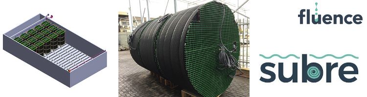 Fluence presenta SUBRE, una solución sumergida de reactor de biofilm de membrana aireada (MABR)