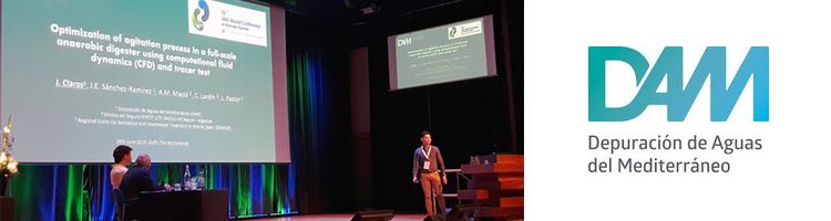 DAM presenta en la AD16 de la IWA un estudio de mejora del rendimiento del digestor anaerobio