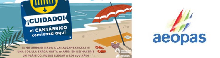 "El mar empieza aquí", la campaña de AEOPAS para evitar residuos en los sumideros de la recogida de aguas pluviales
