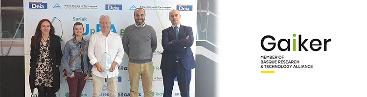 GAIKER recibe el premio CIENCIA en los Lurra Bizkaia Sariak del Consorcio de Aguas Bilbao Bizkaia