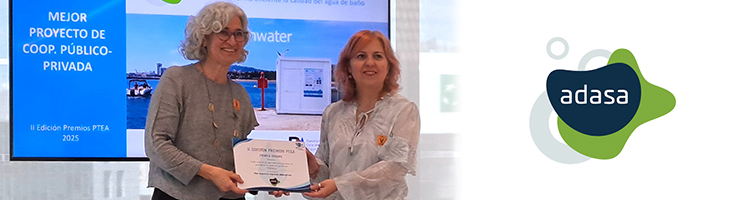 Adasa gana el premio PTEA al "Mejor Proyecto de Cooperación Público-Privada " con iBathWater