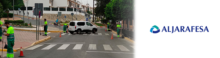 Aljarafesa realiza su campaña anual de limpieza de imbornales