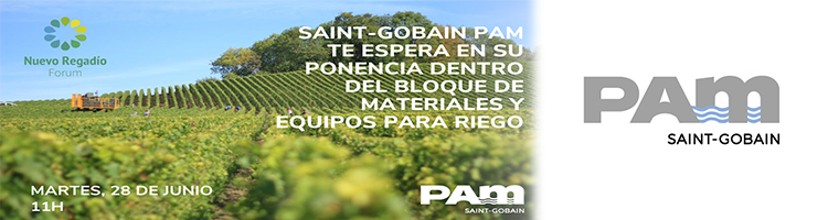 Nuevo Regadío Forum 2022: tercera edición con Saint-Gobain PAM como patrocinador y ponente
