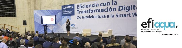 EFIAQUA 2019 abordará los retos digitales y medioambientales en la Gestión Urbana del Agua