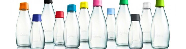 Llegan a España las botellas de vidrio concebidas para beber agua del grifo