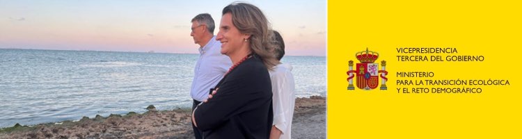 Teresa Ribera presenta los avances en los últimos proyectos de recuperación ambiental del Mar Menor con más de 61 M€
