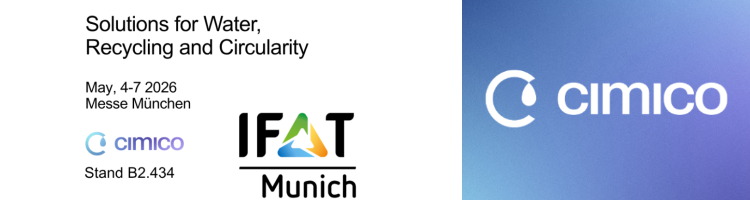 CIMICO presentar&aacute; sus soluciones m&aacute;s innovadoras en IFAT Munich 2026
