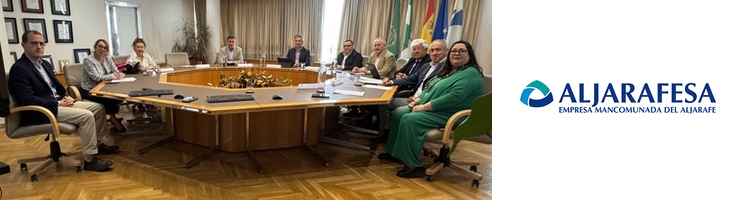 Miembros del Consejo de Administración de Aljarafesa analizan los PERTE de digitalización del Ciclo Integral del Agua