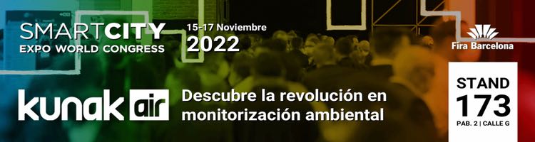 Kunak estará presente en el Smart City Expo World Congress de Barcelona del 15 al 17 de Noviembre