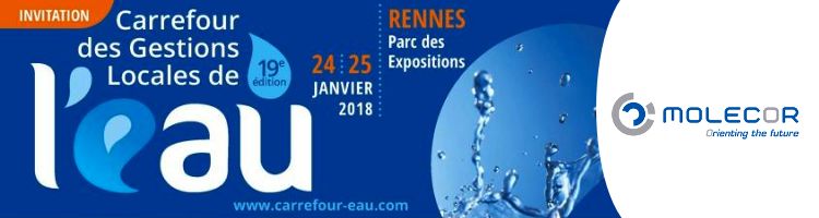Molecor presente en la feria “19ème Carrefour des Gestions Locales de l’Eau” de Rennes - Francia