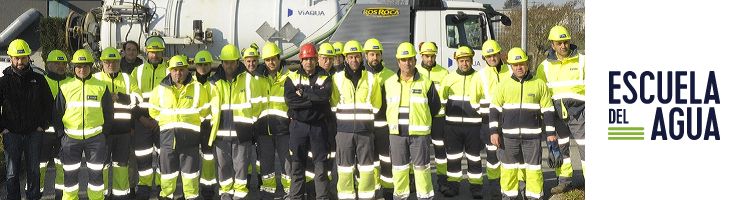 La Escuela del Agua ha organizado un curso de formación técnica para operarios de redes de saneamiento