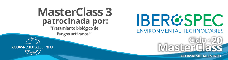 IBEROSPEC patrocina y participa en la MasterClass 3 sobre "Tratamientos biológicos de fangos activados" con Jorge Chamorro
