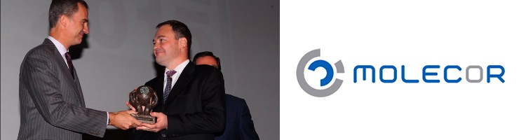 MOLECOR premiada como la mejor PYME del año en la II edición de los Premios CEPYME