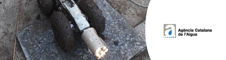 La ACA utiliza una cámara robot para inspeccionar diversos elementos de la toma de Foix en Barcelona