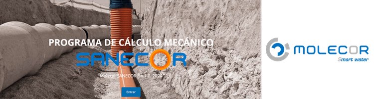 Molecor presenta el nuevo "Programa de Cálculo Mecánico SANECOR®", sanecorcalculation.com