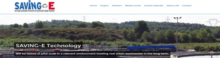 El proyecto LIFE+ SAVING–E para el tratamiento de las aguas residuales y con la participación de DAM estrena nueva web