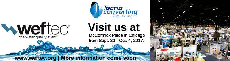 ¿Visitarás WEFTEC Chicago la próxima semana?, ¡pásate por el STAND de TecnoConverting Engineering!