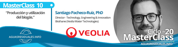 VEOLIA patrocina y presenta su tecnología Biothane en la MasterClass 10 sobre "Producción y utilización del Biogás"