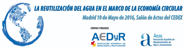 Abierto el plazo de inscripción de la jornada "La reutilización del agua en el marco de la economía circular"
