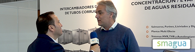 HRS Heat Exchangers nos recibe en su stand de Smagua para mostrarnos sus equipos y soluciones