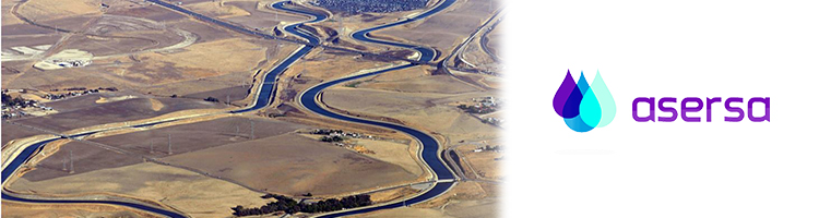 Paneles solares flotantes en acueductos de California