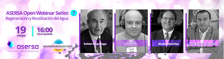 Últimas horas para inscribirte en el "ASERSA Open Webinar Series 7", donde hablaremos sobre regeneración, reutilización y desinfección de patógenos virales
