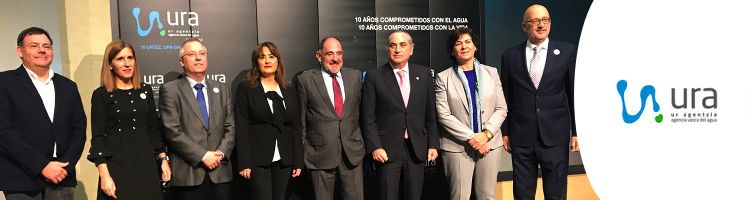 URA ha destinado en Euskadi más de 305 M€ para prevención de inundaciones, mejoras de abastecimiento y saneamiento