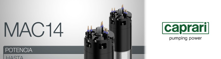 Nuevos motores sumergibles MAC14 de CAPRARI: m&aacute;s potencia, menos compromisos