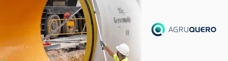 Geysermarkt y AgruQuero refuerzan la sostenibilidad del ciclo del agua con canalizaciones de hormigón protegidas por Ultra-Grip®